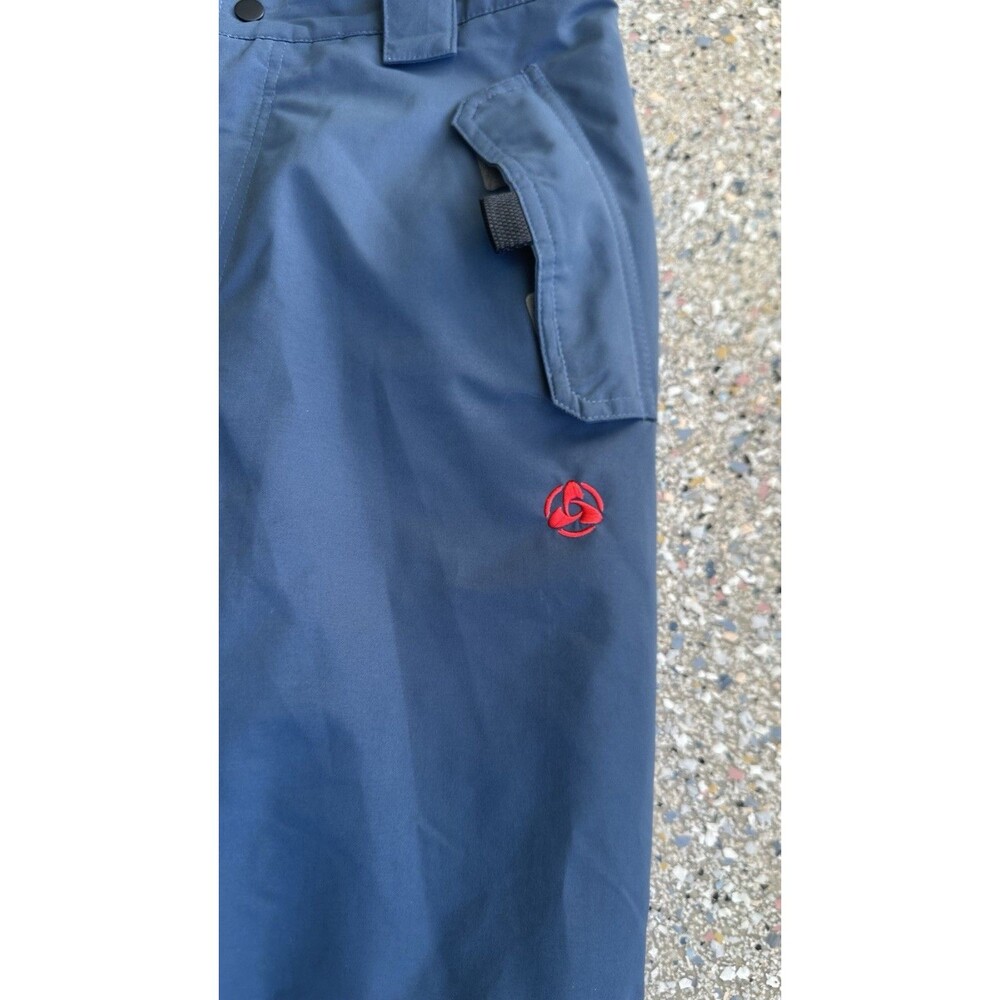Turbine Boys kids Insulated blue Snow Bib Pants Size L for Skiing/Snowboarding - Picture 2 of 11
